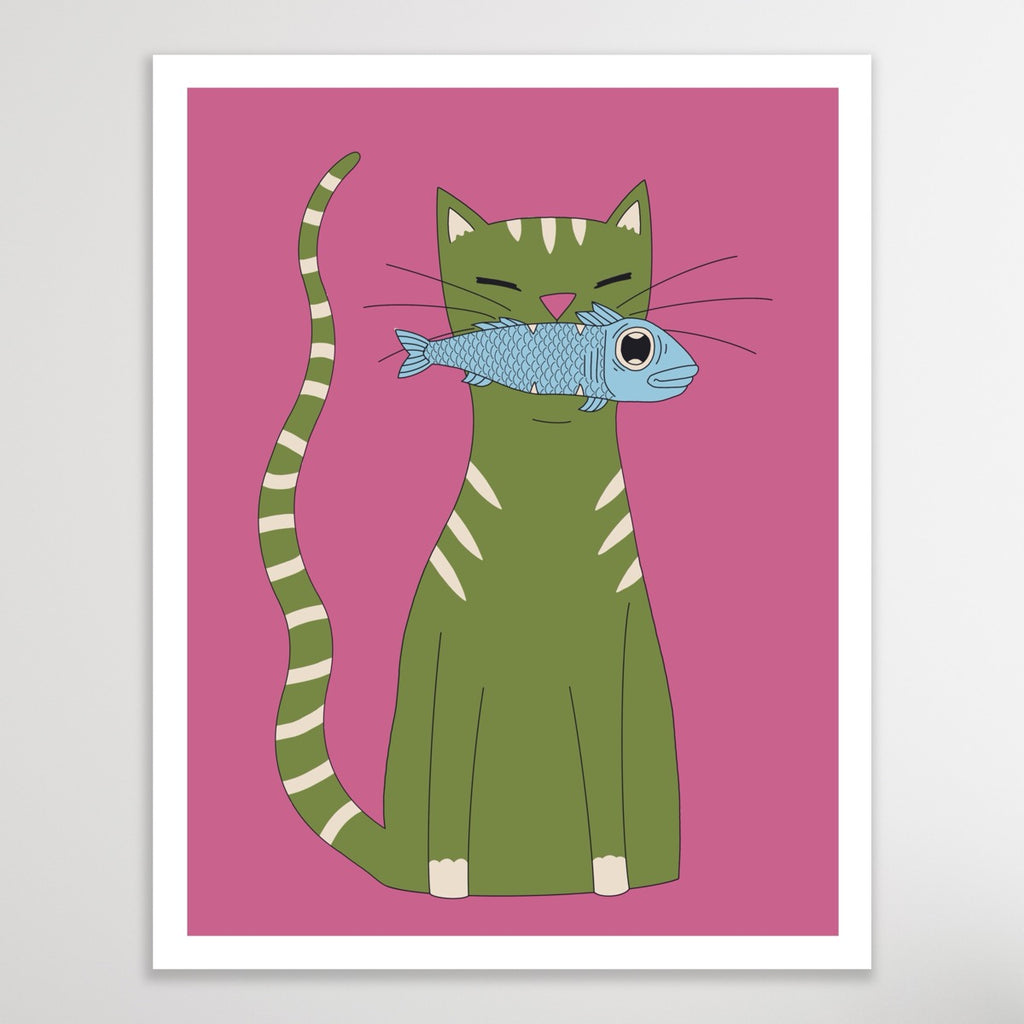 Cat Snack Print