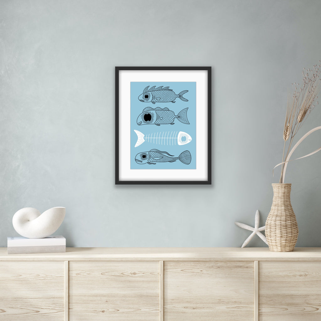 One Fish Three Fish Print