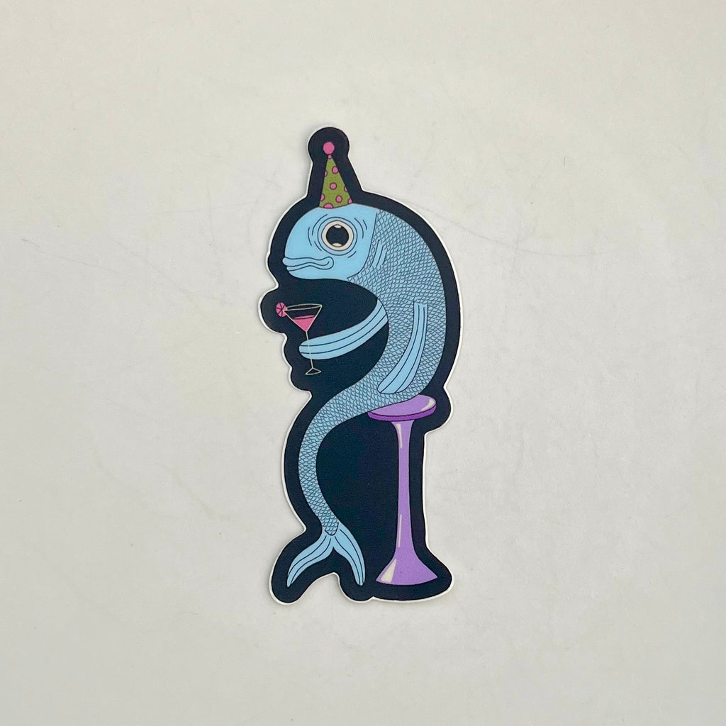 Party Fish Sticker