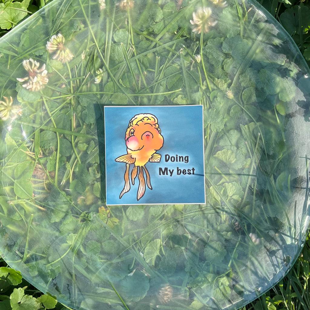 Doing My Best Sticker