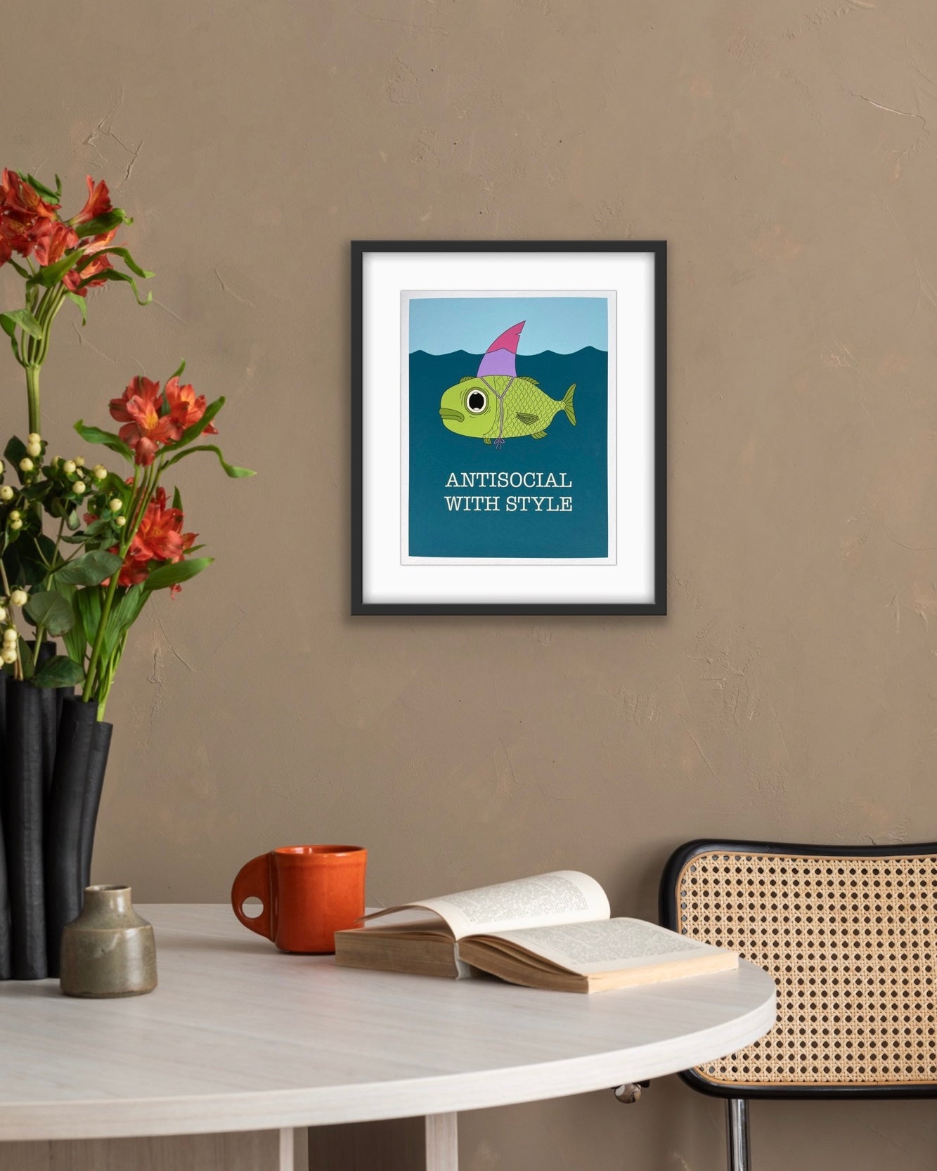 Antisocial With Style Print