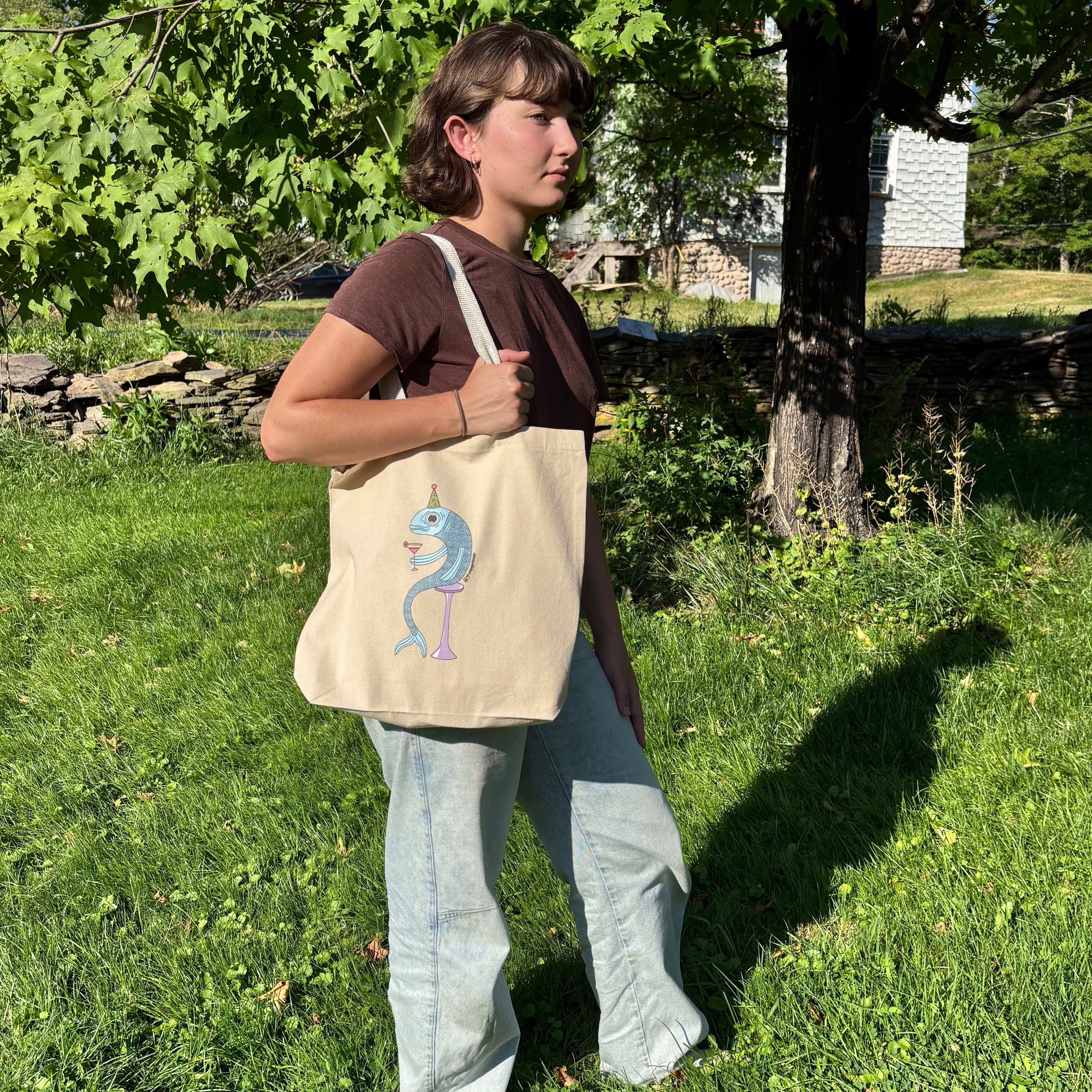 Party Fish Tote Bag