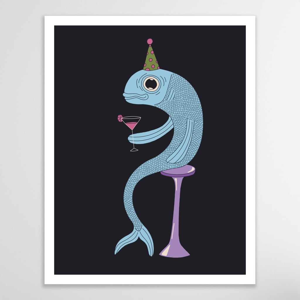 Party Fish Print